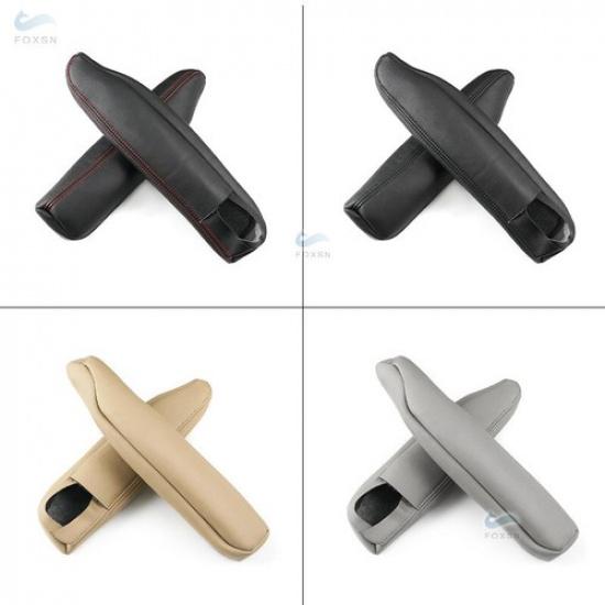 For Land Rover Discovery LR3 LR4  2*Left&Right Leather Seat Armrest Handle Cover