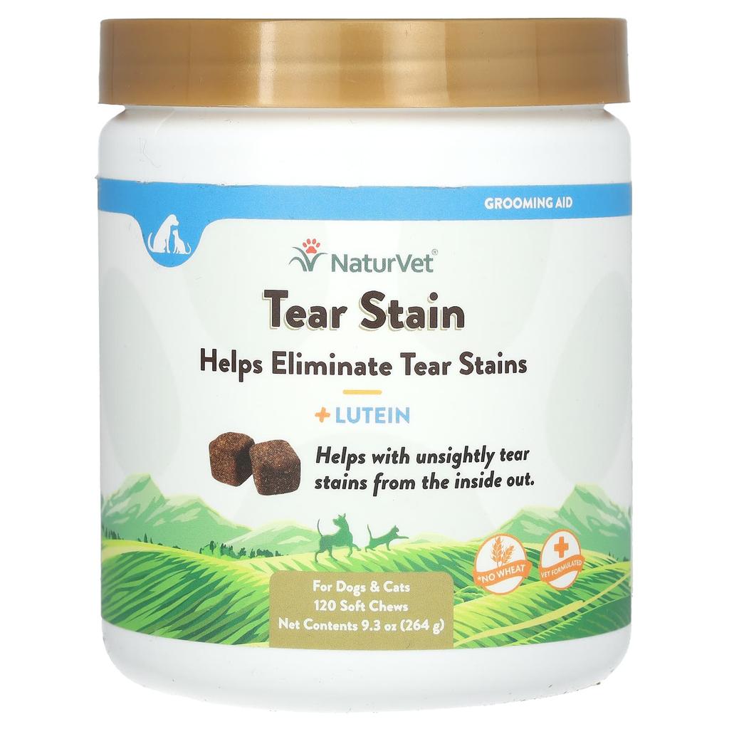 Tear Stain Remover, with Lutein, for Dogs and Cats, Soft Chews 120, 264G (9.3Oz)