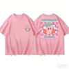 Adult and Children Kirby Face Expression Pure Cotton YKT TShirt Suitable for Staying Home or Going Out