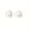 2pcs No-Drill Adhesive Cabinet Pulls - Stainless Steel & Plastic, Easy Peel & Stick Installation for Drawers, Cabinet Doors, Glass Doors