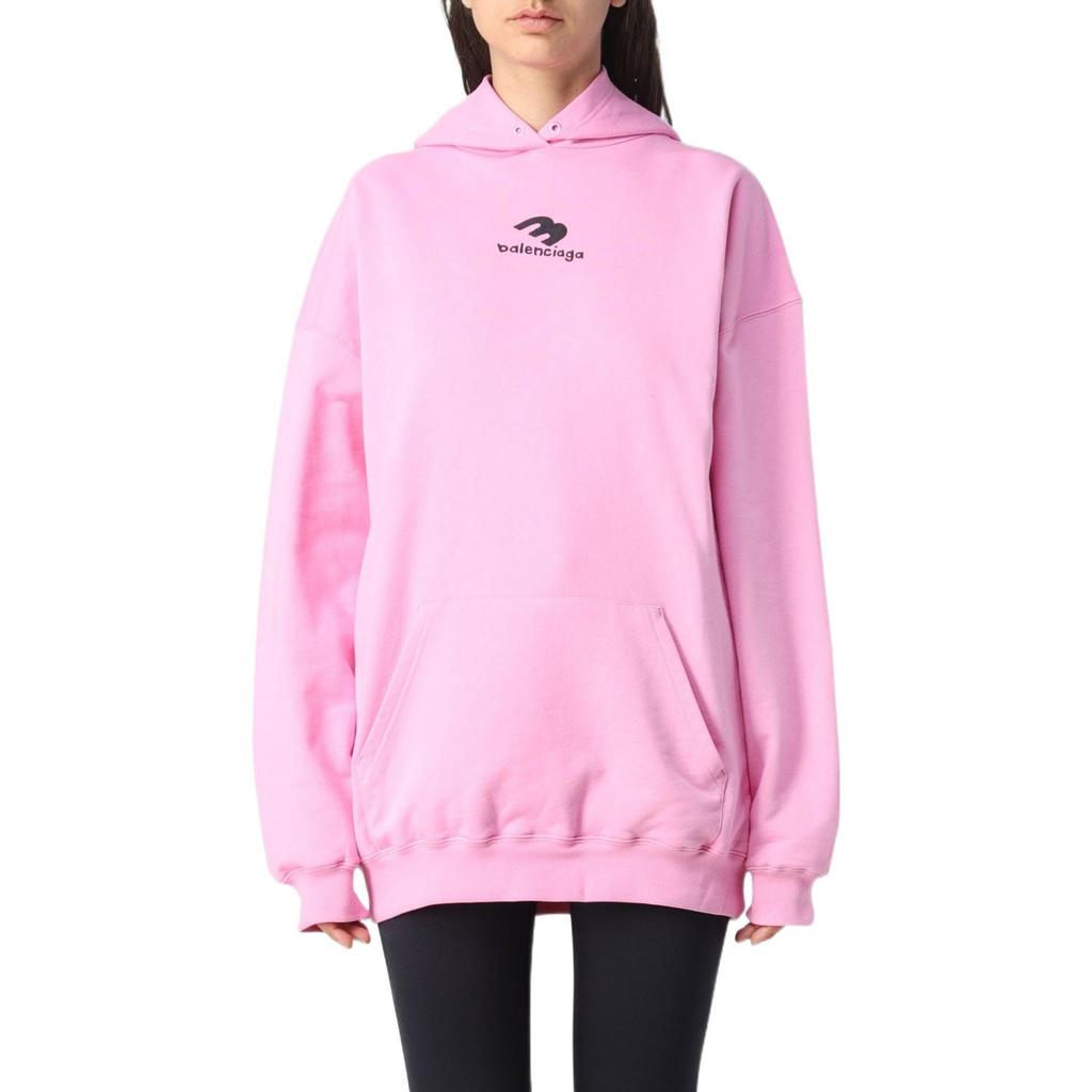 Balenciaga FW22 Sweatshirt Regular Fit Women's Pink 578135TNVH21401