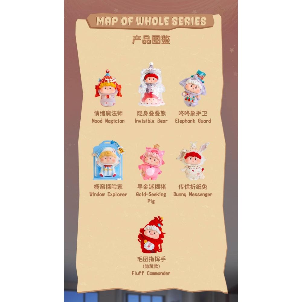 Null Hudodo Toyscape Division Series   Blind Box Figur 1 Box 6 Stk.
