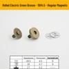 Triple Strength No-Sew Round Electroplated Magnetic Bag Buckle with Thickened Metal Pin