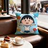 Cartoon Chibi Maruko Chan Cushion Cover Decorative Cushions Covers Cover Sofa X Pillow  Piece X X Pillowcase