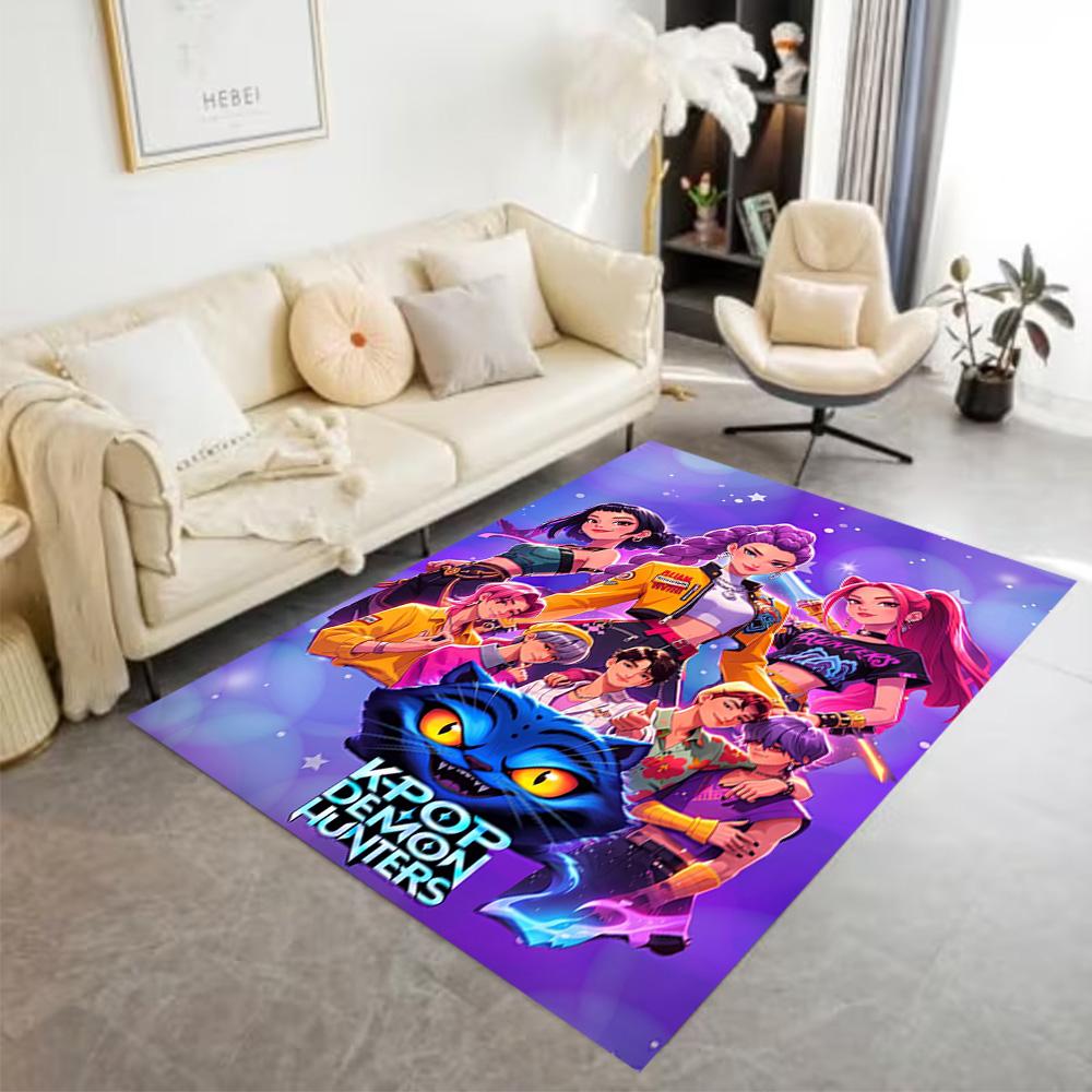 Neon Dreams: Future Fashion Area Rug Perfect for Bedrooms Kitchen Game Room Hallway Antislip Carpet Office home decor