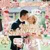 Suprimentos para Festa de Casamento Adereços de Papel para Cabine de Fotos e Conjunto de Moldura Decorações Divertidas de Fundo para Diversão e Fotografia de Casamento