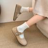 Queen Fan Retro French Flat Bottom Shoes Women's 2025 New Autumn Skirts Versatile Mary Jane Shoes