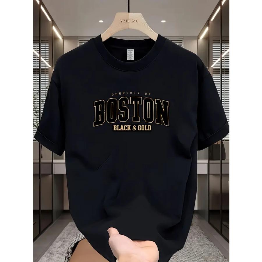 

Men Casual Cotton T-Shirt Crew Neck Short Sleeve Tee, All-Season Comfort Sports Top - Regular Fit for Adults 3XL чёрный