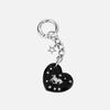 Guardian Heart Keyring-black
