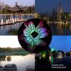 Solar Power LED Color Changing Flower Light Floating Flower Lamp Garden Pool Pond Light