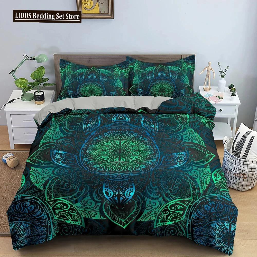 3D Sea Turtle Beddings Set Psychedelic Animal Duvet Cover Comforter Covers Single Twin Full Queen King Polyester Quilt Cover
