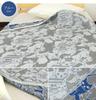Rivere Gauze Single Cat Cooling Cotton Blend Blanket, Triple-Layer Gauze, Size, Print, Washable, Blanket/Towel Blanket, Protection, Summer, (Blue)
