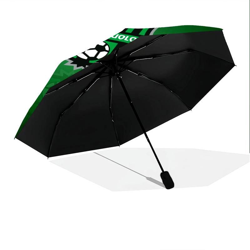 US Sassuolo Calcio pattern, automatic folding umbrella, portable and foldable design, 8 ribs, a Christmas or birthday gift.