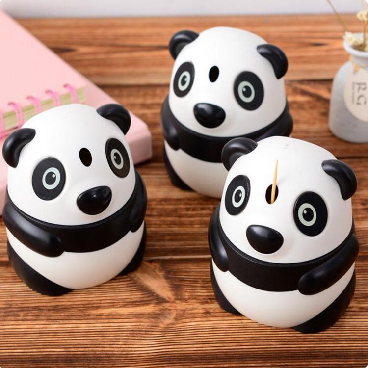 Creative Cartoon Panda Portable Toothpick Holder for Home Use