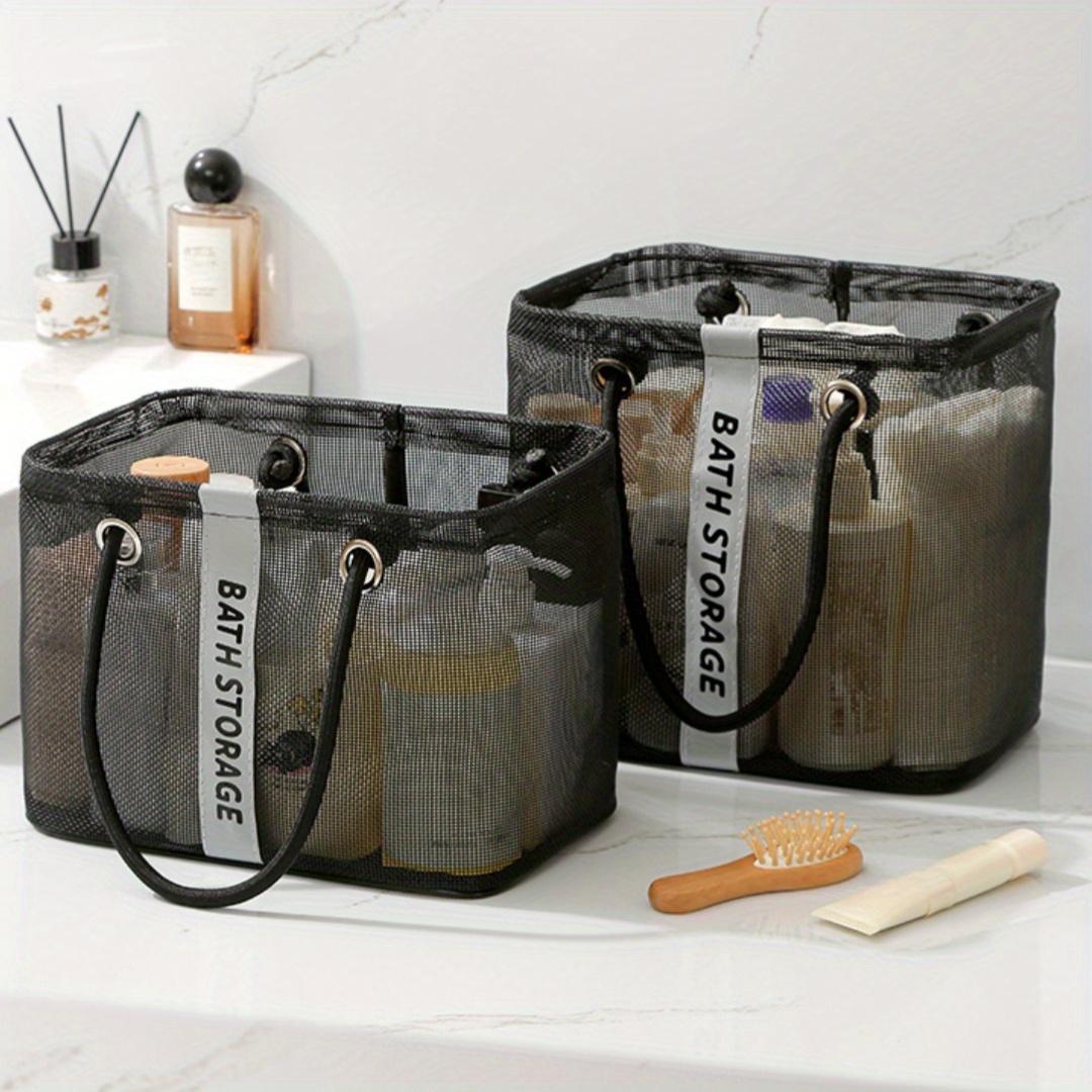Binchi Outdoor Product Men's Mesh Large Shower Caddy Basket Portablequick Dry Hanging Toiletry Baghandle Bath Organizer For College Dorm Gym Camp Travel