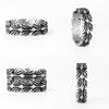 Lucky Olive Branch Stainless Steel Mens Rings Trendy Punk Amulet for Male Boyfriend Biker Jewelry Creativity Gift Wholesale