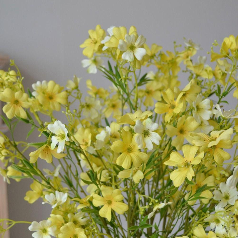 Silk Material Silk Flowers Small Chrysanthemums Fake Plants Floral Decorations  Wedding Decor