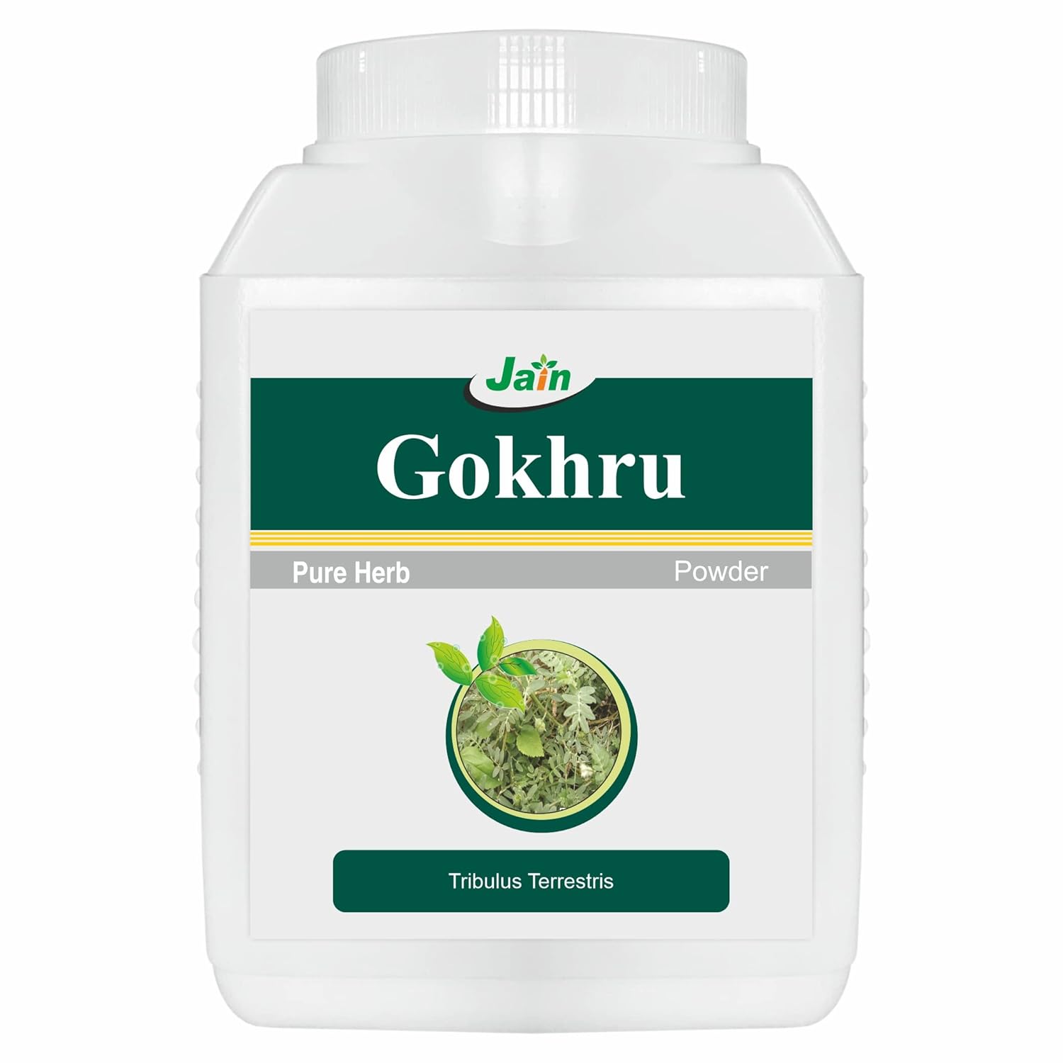 JAIN Gokhru Tribulus Terrestris Powder 500 g Herbal Supplement For Daily Wellness Routine And Natural Vitality Support