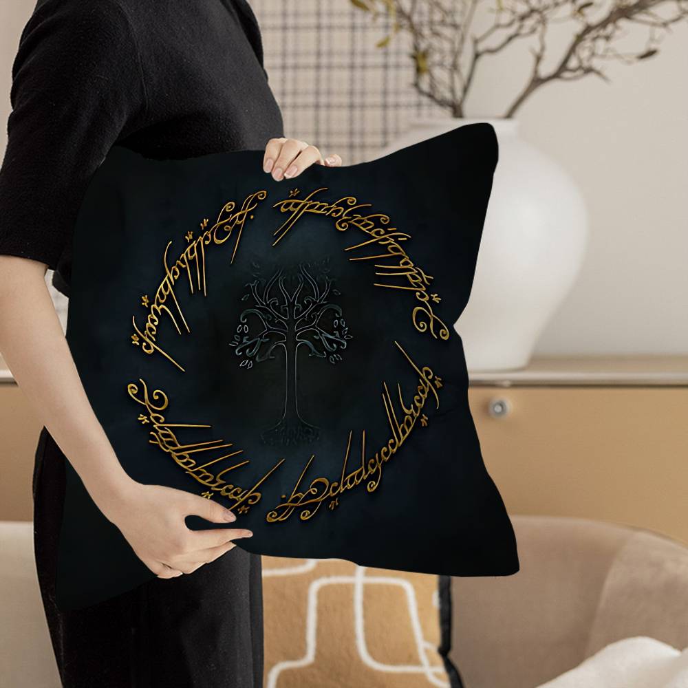The L-Lord Of The R-Rings Personalized Pillow Cover Kids Bedroom Wild Party Decor Pillowcase Kid Birthday Shower Gift