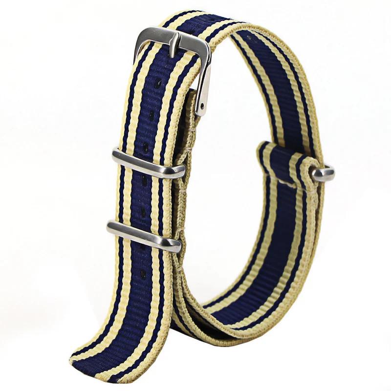 Sport Nylon Watch Band for Women&Men Watch Strap 18mm 20mm 22mm Army Sport Strap Fabric Nylon Watchband Buckle Belt