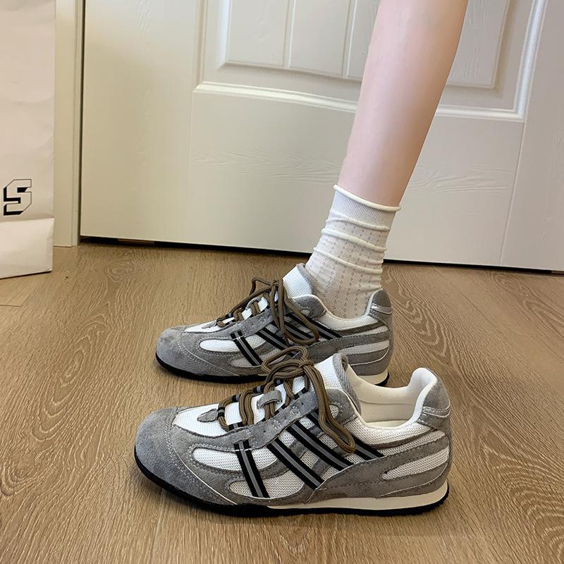 [Fanfuna] Retro German training shoes for women's 2025 autumn new niche versatile contrasting colors breathable casual sports shoes tide