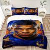 3Pcs Football Star Portrait Bedding Sets For All Sizes New 3D Printed Bed Cover Comforter Duvet Cover Pillowcase Bedroom Decoration