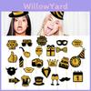 2024 New Year Party Props Pack Fun Cartoon Design Perfect For Photos