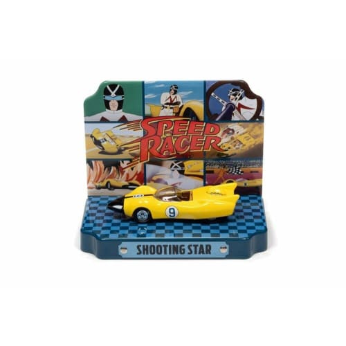 

Johnny Lightning 1/64 Mach GO GO GO Ryusei-go Tin Diorama Speed Racer Shooting Star #9 JLSP121