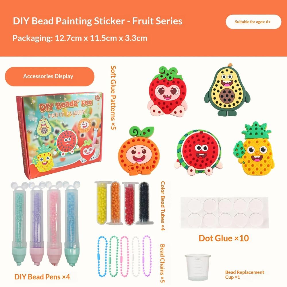 Pittura su tela con perline adesive fai-da-te per bambini, Giocattolo puzzle con adesivi diamantati creativi, Design con animali dei cartoni animati e principesse per bambine