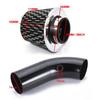 76mm Auto Umgerüstet Winter Pilzkopf Luftfilter Ansaugrohr Filter High Flow Hoch Kaltluftfilter Aluminium Rohr Kit