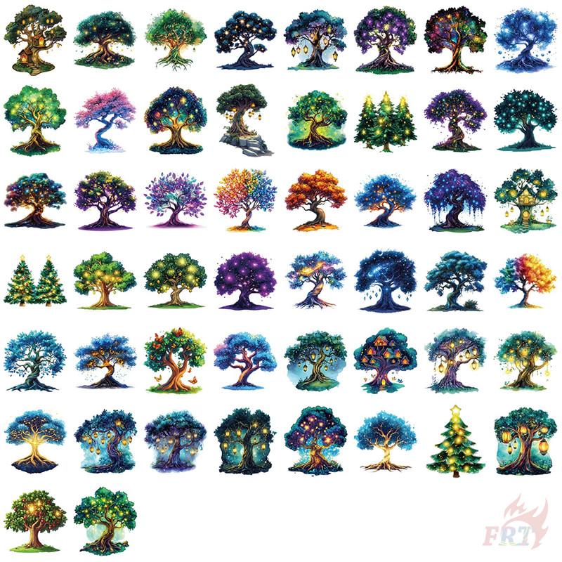 50Pcs/Set Magic Tree Series 01 PET Stickers Waterproof DIY Fashion Doodle Decals Stickers