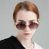 Fashion Rimless Tinted Eyewear Diamond Cutting Lens Shades Oval Sunglasses Vintage Sunglasses