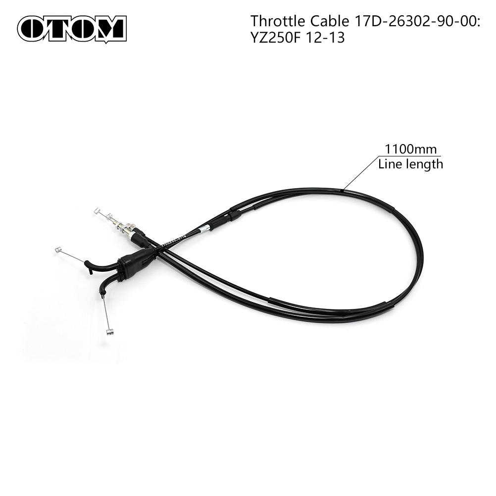 Motorcycle Clutch Cable Throttle Cable Emergency Brake Wire Oil Line For YAMAHA YZ250F YZ450F WR250F WR450F Off-road Dirt Bike