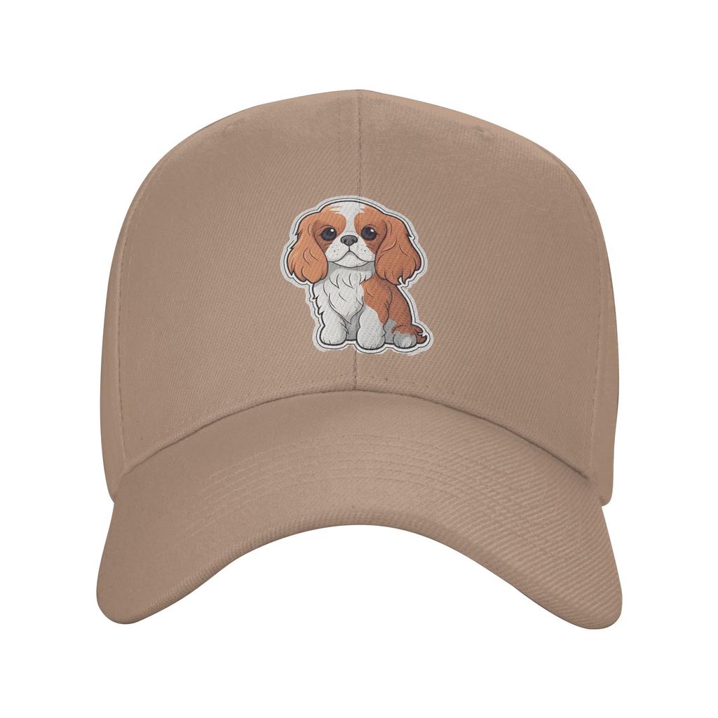 Kawaii Cavalier King Charles Spaniel Casual Baseball Cap Running Hippie Trucker Hat Summer Unisex Baseball Caps