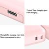 3-in-1 Mini Portable Fan Hanging Neck Fan Handheld Fan & Foldable Mirror with Power Bank, Silent Fan Compact & Portable for Summer Sports