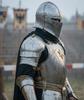 Handmade Full Body Barbuta Knight Steel Armor Medieval Outfit