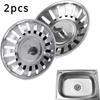 2 Piezas Colador Tapón para Fregadero de Cocina Tapón de Desagüe Filtro de Fregadero Filtre Colador de Fregadero Filtro Desagüe de Piso Herramientas de Cocina
