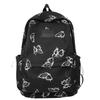 Small Pack Zipper  Shoulder Bag Solid Color Casual Backpack Waterproof Butterfly Backpack  Women