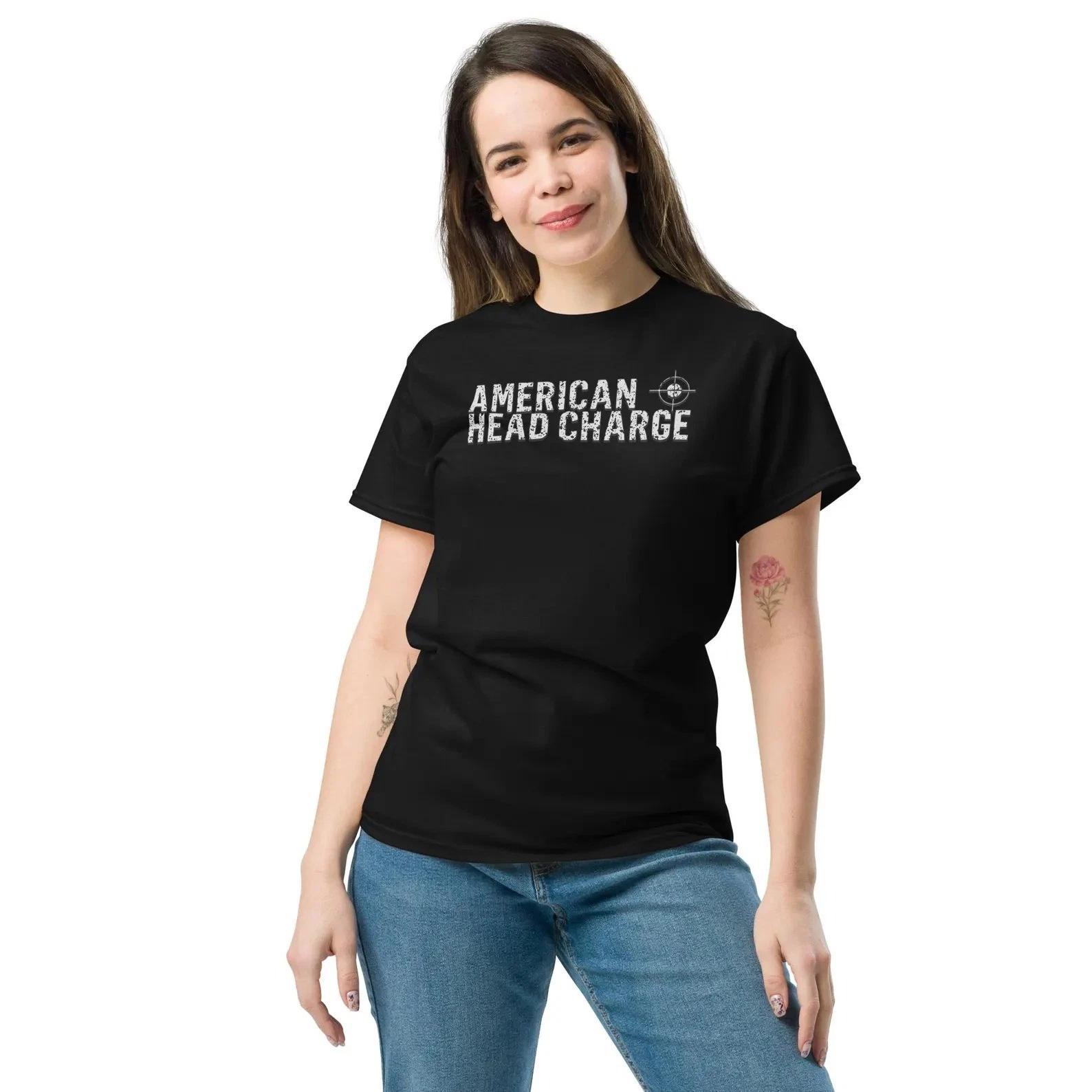 Unisex Adult Casual Music American Head Charge Logo T-Shirt Industr... XXXL
