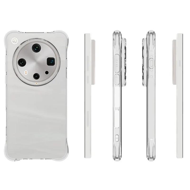 For Oppo Find X9 Pro 5G Clear TPU Case WANLONFENG TM Series 2.0mm Phone Back Cover