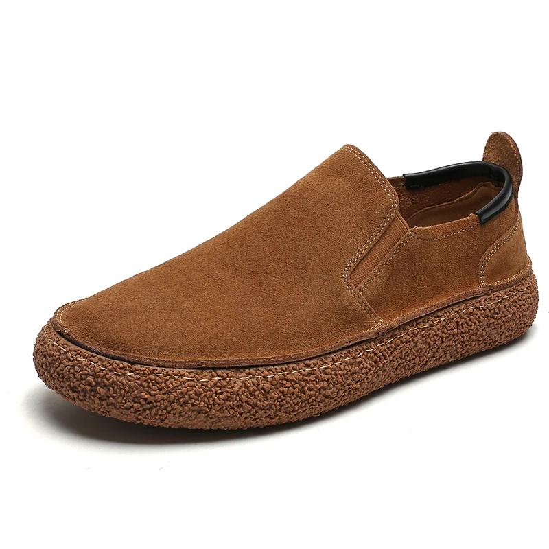 High Quality Classic Men Loafers Men Casual Stylish Mens Lightweight Slip On Shoes Men Round Toe Comfy Abiye Flat Shoes