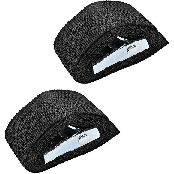 2PCS Lashing Straps with Buckles Adjustable, Up to 600lbs,Tie Down Straps for Motorcycle, Cargo, Trucks,Trailer,Luggage (1" x 3.3')