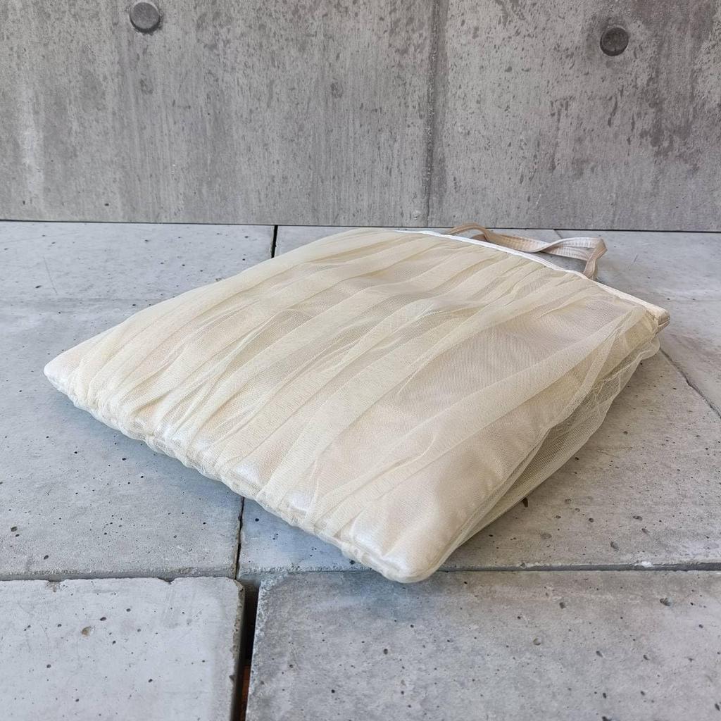 Mauve Women's Formal Tote Bag, Vertical Tulle with Ribbon, Perfect for Weddings, Parties, Entrance Ceremonies, Graduations, and School Events.