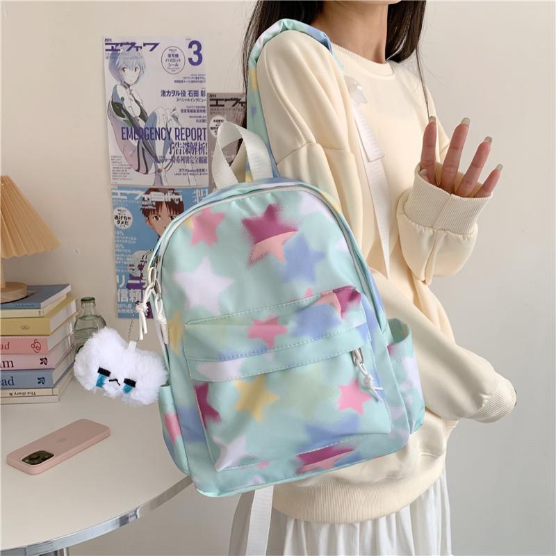 School Bag Women's Backpack Color Rainbow Backpack