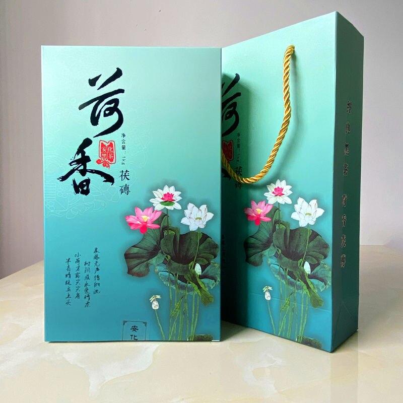 2017 Anhua Dark Tea Fu Tea Golden Flower Lotus Fragrance Dark Compressed Tea 1000g