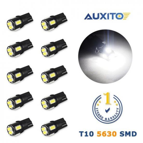 

10x Replaces Car T10 LED White Light Lamp Free Error For Mercedes W204 DC 12-12V