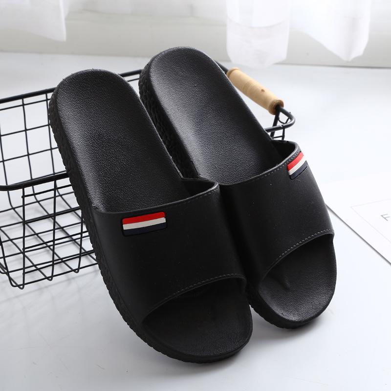 Men's and Women's Home Casual Slippers Hotel Bathroom Pool Non-Slip Sandals Indoor Shoes Summer Flag Design