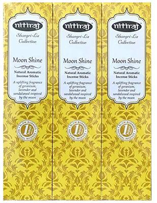 Incense Aroma Incense Nitiraj Moon Shine 3 Box Set Pieces Per Made of Natural Materials (30 Pieces/10 Box)