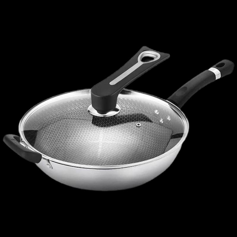 

Joyoung 32cm Stainless Steel Non-Stick Wok