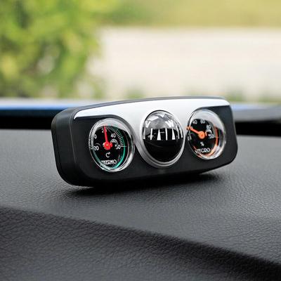 Car Thermometer Hygrometer Material Car Clock Car Electronic Watch Car Air